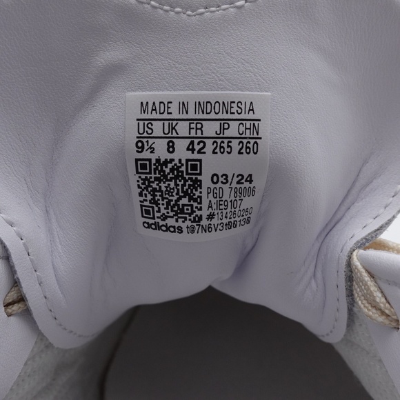 NEW adidas Originals Sambae Platform Leather Sneakers IE9107 Beige - Picture 9 of 16